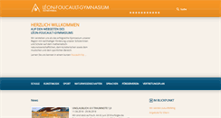 Desktop Screenshot of foucaultgymnasium.de